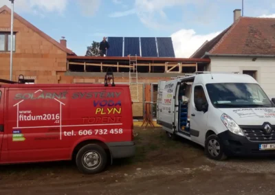 Instalace solárních systémů Holubice
